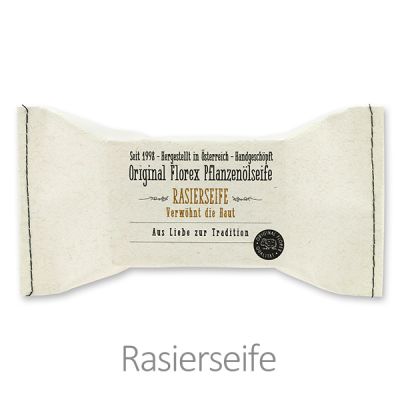 Cold-stirred special soap 90g packed in a stitched paper bag "Love for tradition", Shaving soap 