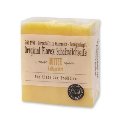 Cold-stirred sheep milk soap 150g in cello wrapped with transparent paper, Qunice 