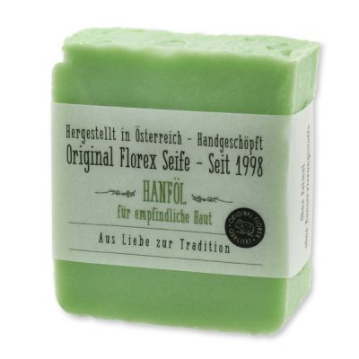 Special cold-stirred soap 150g wrapped with  transparent paper, Hemp oil 