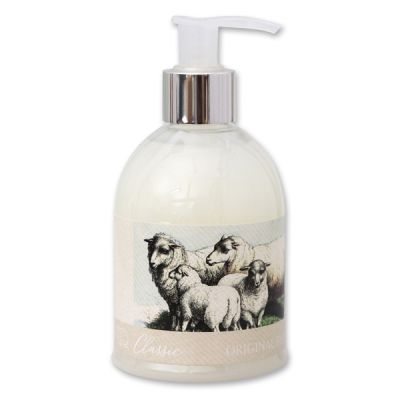 Liquid sheep milk soap 250ml in a dispenser, Classic 