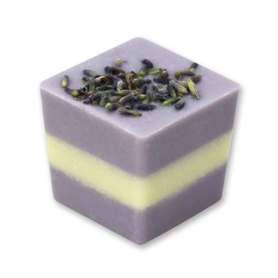 Bath butter cube with sheep milk 50g, Lavender 