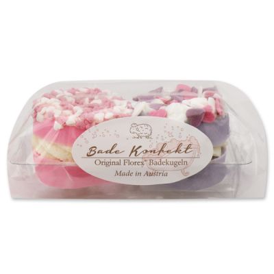 Bath butter donut with sheep milk 60g in a cellophane bag, Set of 2 