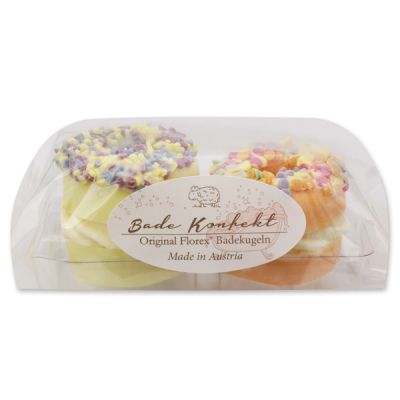 Bath butter donut with sheep milk 60g in a cellophane bag, Set of 2 