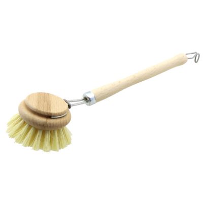 Wooden bristle brush for dish cleaning 