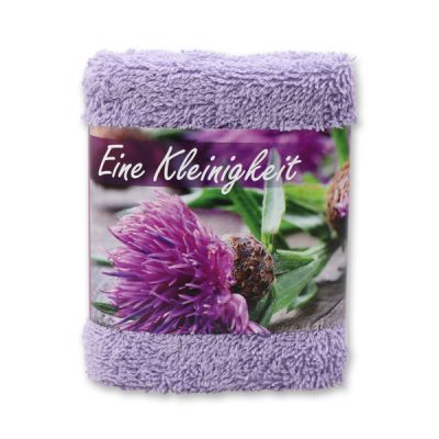 Hand towel 30x30cm "Eine Kleinigkeit", lilac 