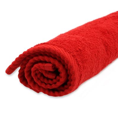 guest towel 30 x 50 cm, red 