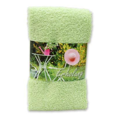 Guest towel 30x50cm "Erholung", green 