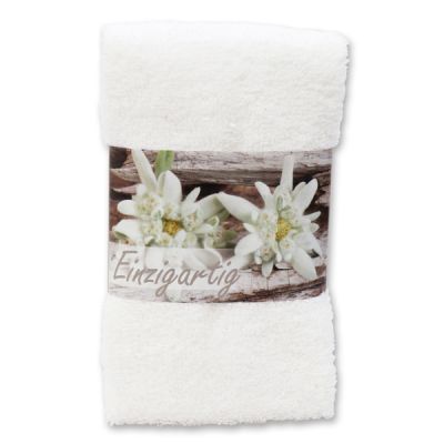 Guest towel 30x50cm "Einzigartig", white 