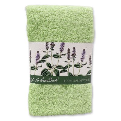 Guest towel 30x50cm "Verbena", green 