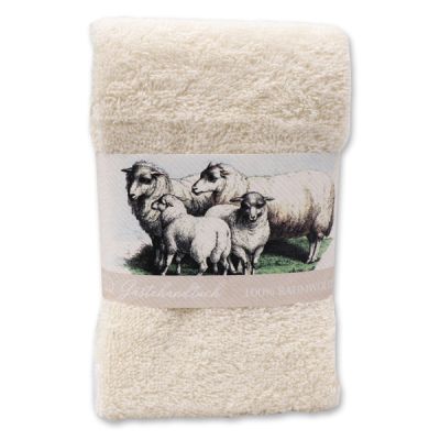 Guest towel 30x50cm "Sheep", beige 