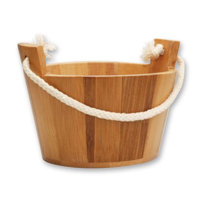 wooden basket oval 14 x 10,5 x 11,3 cm 