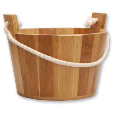 wooden basket round 15 x 12 cm 