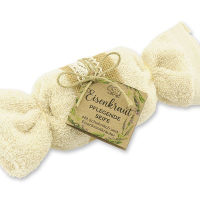 Sheep milk soap 100g in a washcloth "feel-good time", Verbena 