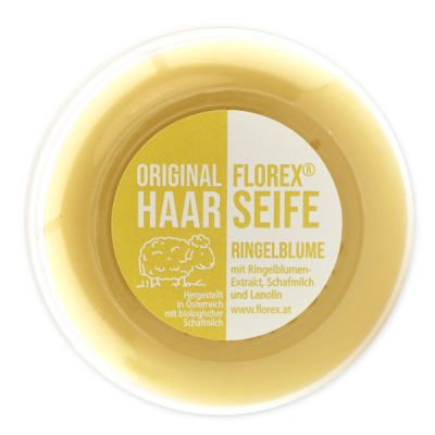 Hair soap with sheep milk in a box 100g, Marigold 