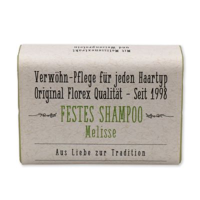 Hard shampoo 100g wrapped with a paper, Melissa 
