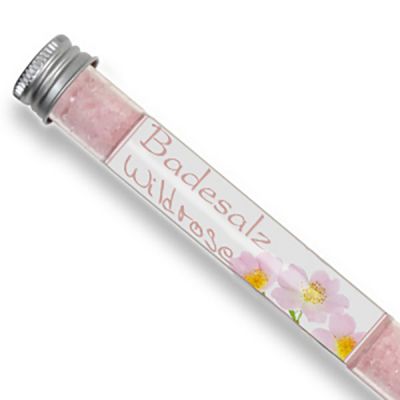 Bath salt 30g in a vial, Wild rose 