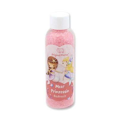 Bath salt 100g in the bottle "Meer Prinzessin", Flower magic 