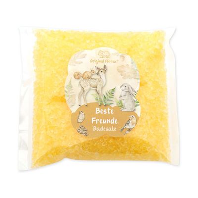 Bath salt 120g in a cellophane bag "Beste Freunde", Fruit dream 