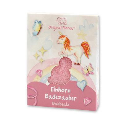 Bath salt 120g in a bag "Einhorn Badezauber", Flower magic 