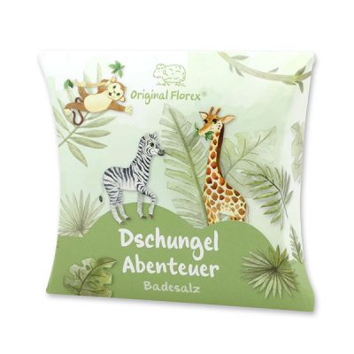 Bath salt 120g in a pillow "Dschungel Abenteuer", Magic land 