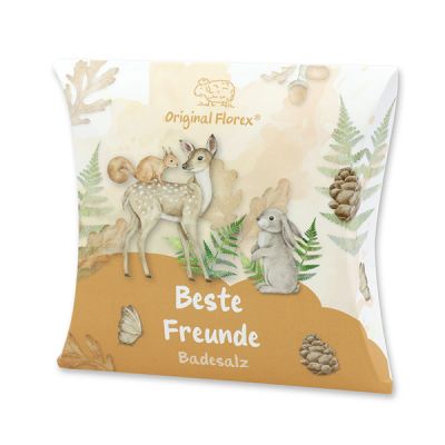 Bath salt 120g in a pillow "Beste Freunde", Fruit dream 