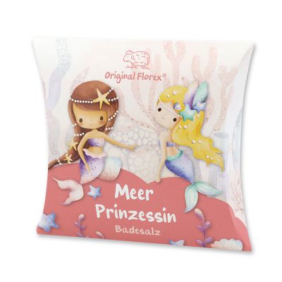 Bath salt 120g in a pillow "Meer Prinzessin", Flower magic 