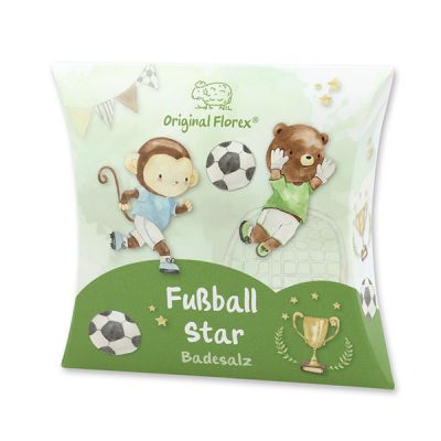 Bath salt 120g in a pillow "Fußball Star", Magic land 