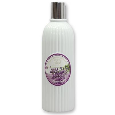 Shampoo hair&body with organic sheep milk 330ml in the bottle, Lavender 