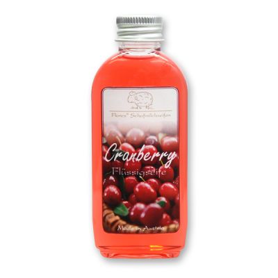 Flüssigseife mit biologischer Schafmilch 75ml modern, Cranberry 