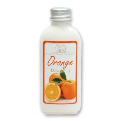 Bodymilk with organic sheep milk 75ml, Orange 