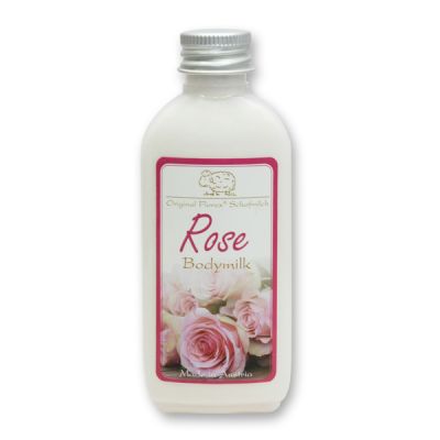 Bodymilk with organic sheep milk 75ml, Rose 