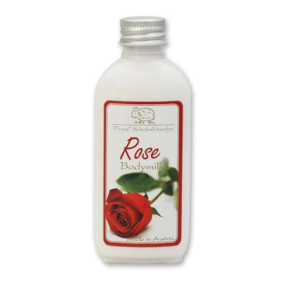 Bodymilk with organic sheep milk 75ml, Rose 