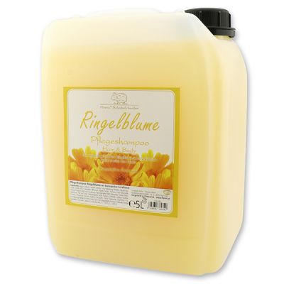 Shampoo hair&body with organic sheep milk refill 5L in a canister, Marigold 