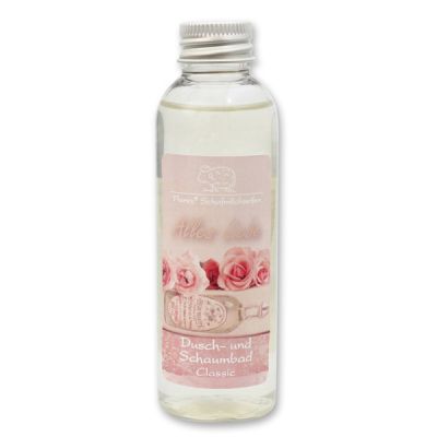 Shower- and foam bath with sheep milk 75ml "Alles Liebe", Classic 