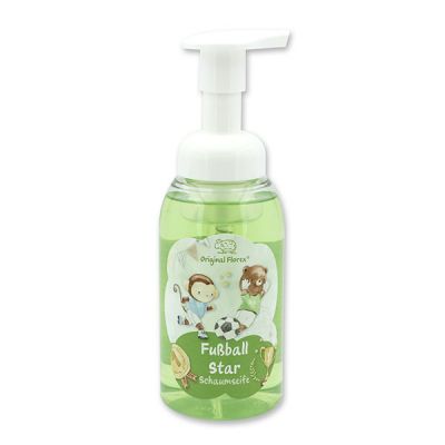 Foam soap with organic sheep milk 300ml in a dispenser "Fußball Star", Magic land 