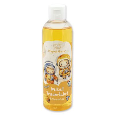 Foam bath with organic sheep milk 250ml in a bottle "Weltall Traumfahrt", Fruit dream 