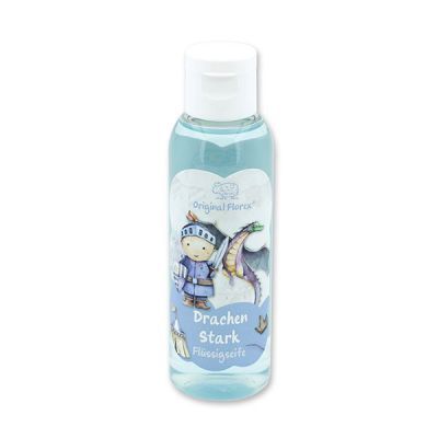 Liquid soap with organic sheep milk 75ml in a bottle "Drachen Stark", Cloud breeze 