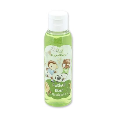 Liquid soap with organic sheep milk 75ml in a bottle "Fußball Star", Magic land 