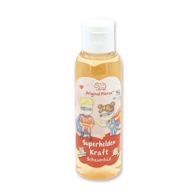 Foam bath with organic sheep milk 75ml in a bottle "Superhelden Kraft", Berry dream 