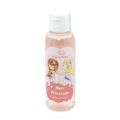 Foam bath with organic sheep milk 75ml in a bottle "Meer Prinzessin", Flower magic 