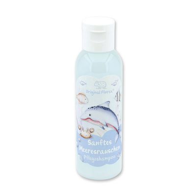 Care shampoo with organic sheep milk 75ml in a bottle "Sanftes Meeresrauschen", Cloud breeze 