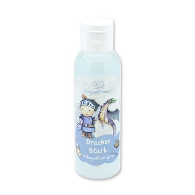 Pflegeshampoo mit biologischer Schafmilch 75ml in der Flasche "Drachen Stark", Wolkenbrise 