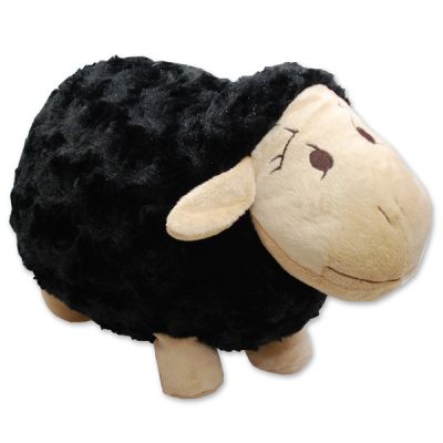 Plush sheep Lina 30cm, black 