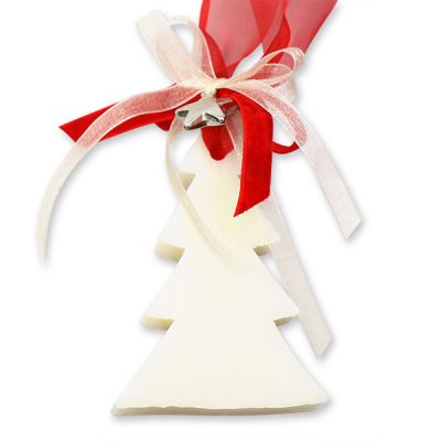 Sheep milk soap tree 75g hanging with an organza ribbon, Classic 