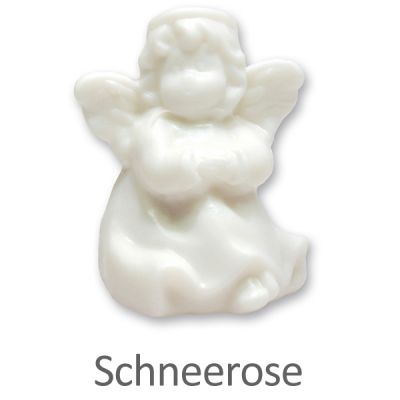 Sheep milk soap angel 50g, Christmas rose white 