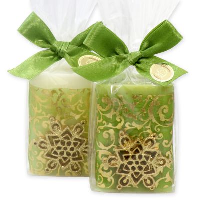 Sheep milk soap 100g, decorated with a gold star in a cellophane, Classic/verbena 