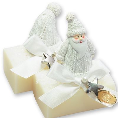 Sheepmilk soap 100g decorated with santa, Classic 